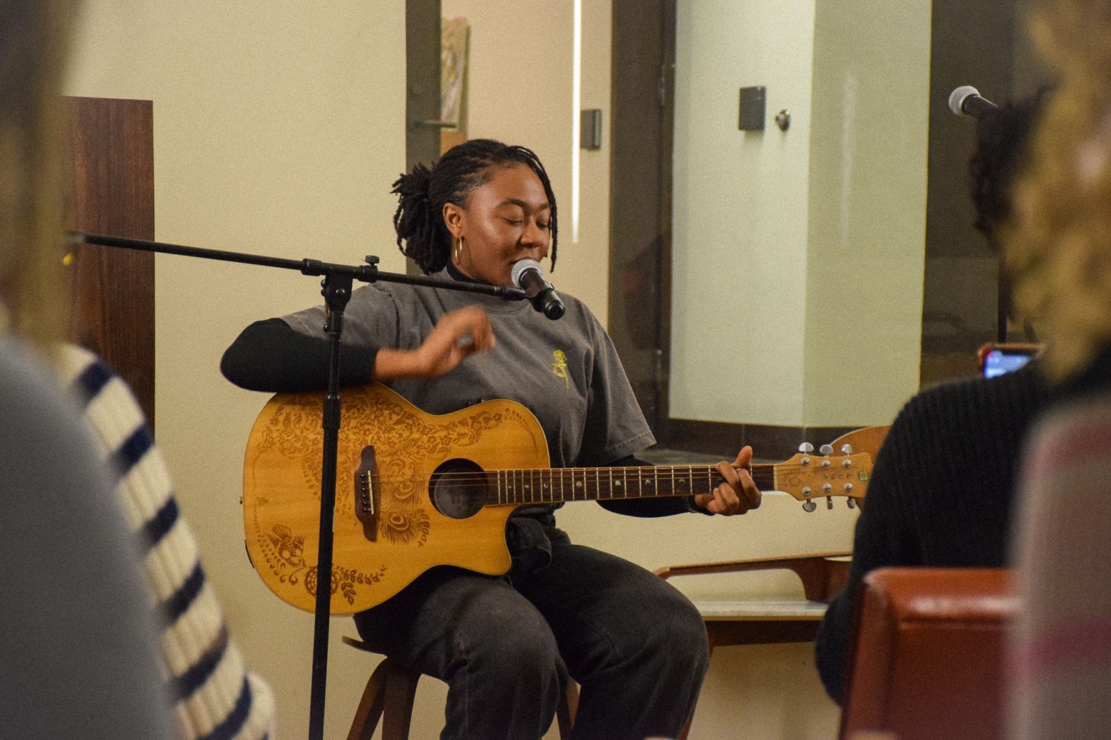 Arts Week 2023 playing the guitar