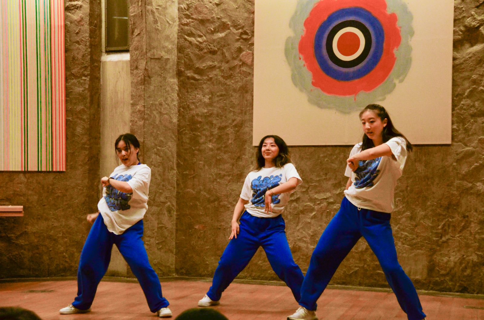 Dance showcase from a group of 3