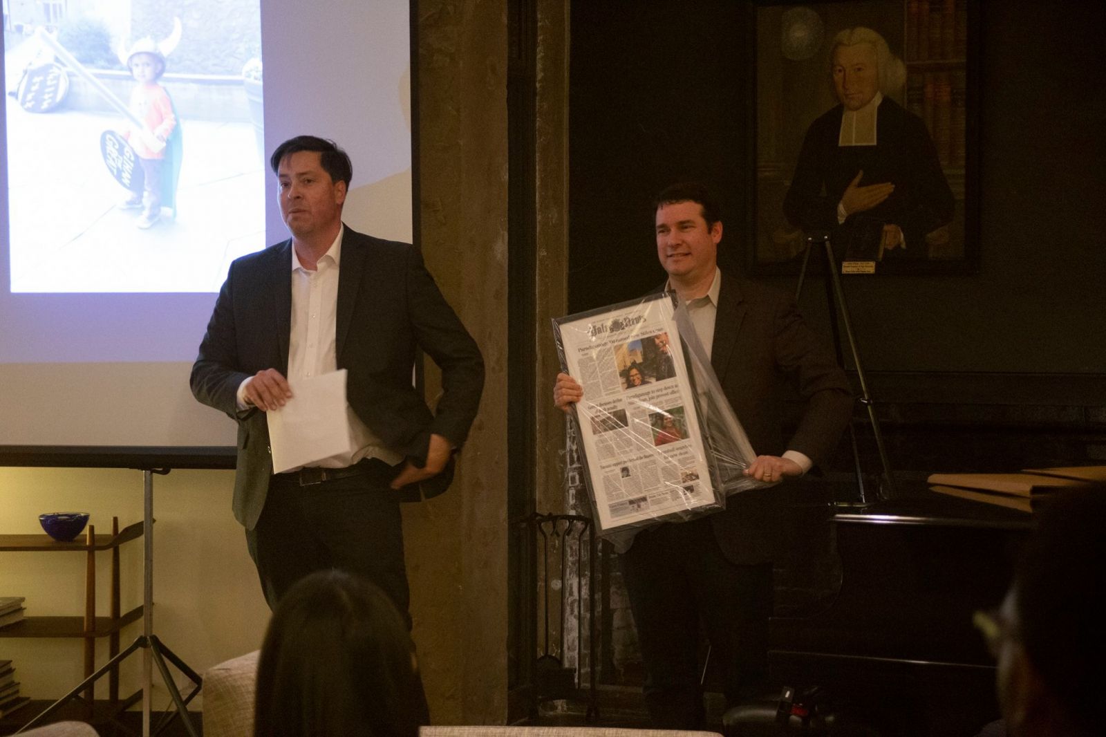 Yale students showing highlights of Dean P's time at Yale