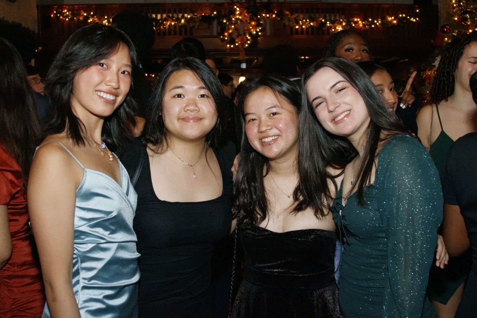 Group of 4 Stilesians having fun at the gala