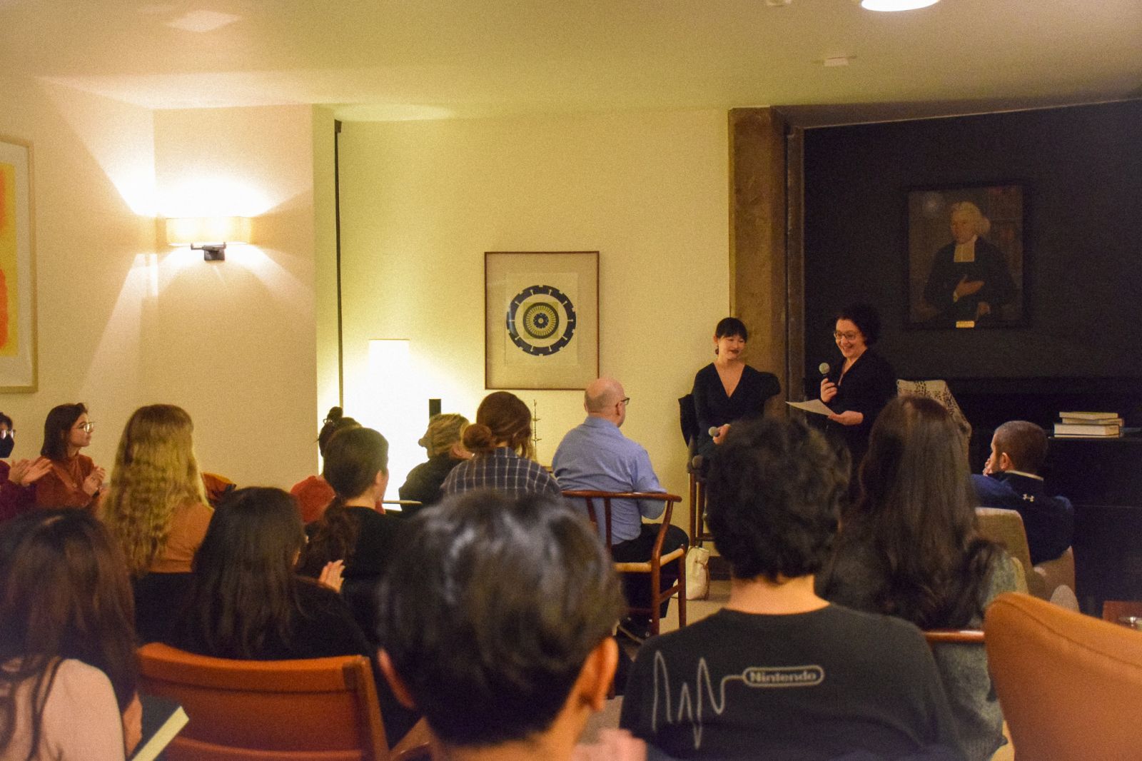 Rebecca Kuang in front of audience 