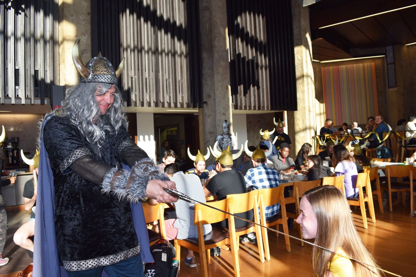 viking knighting a women