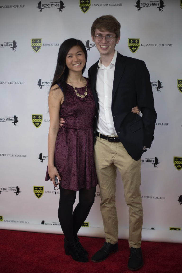 2 friends on the red carpet at the 2018 film fest