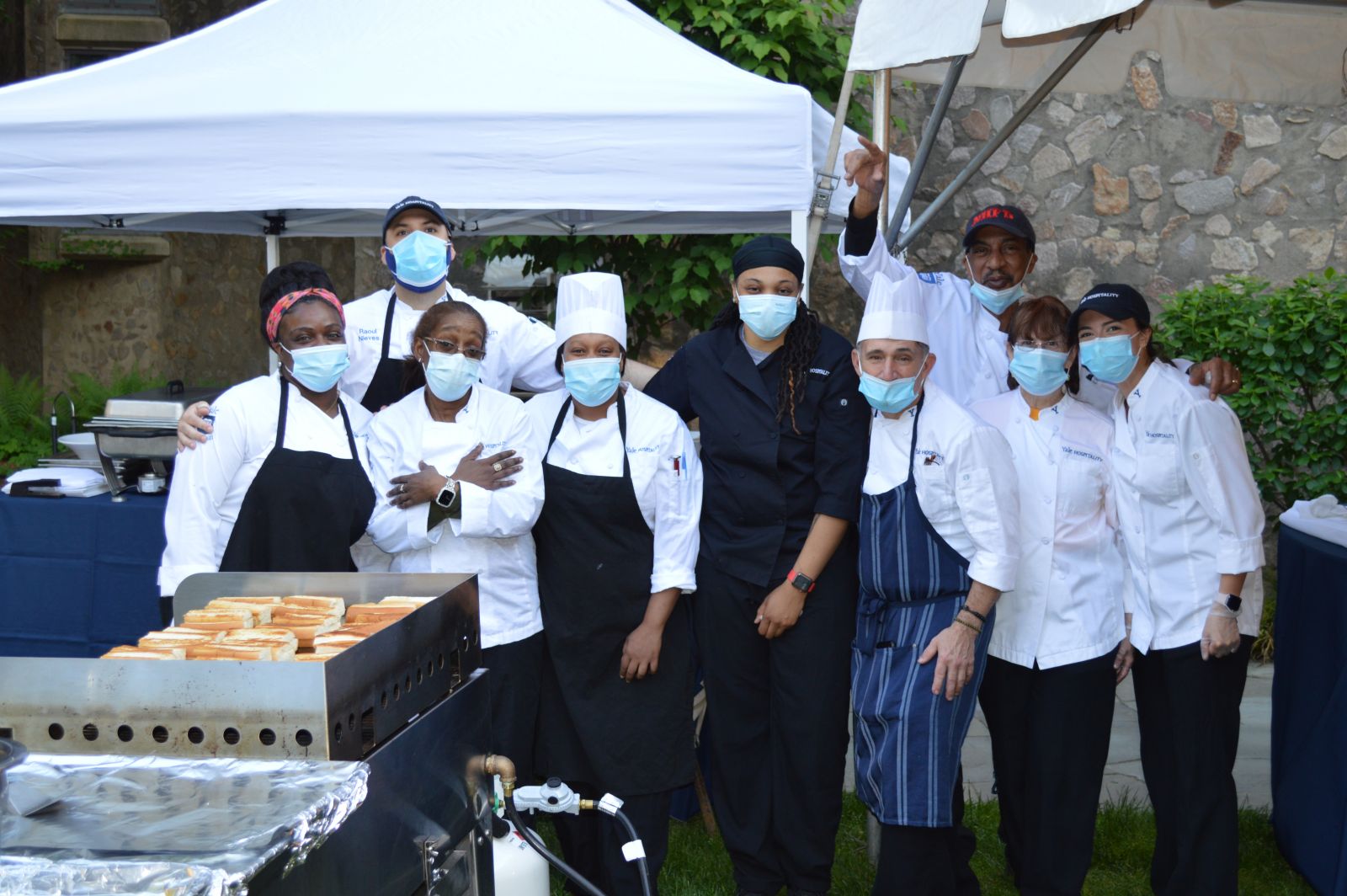 Yale Hospitality catering for the Senior Dinner