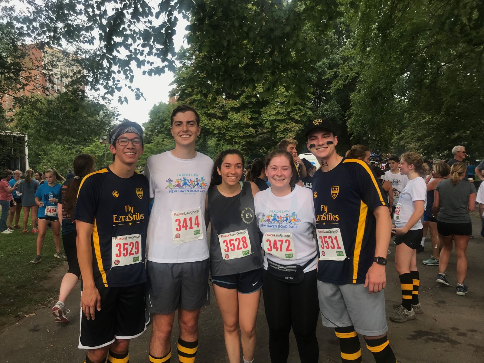5 aides participating in the New Haven Road Race