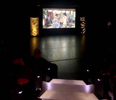 The film festival showcasing the student-made films to Ezra Stiles participants