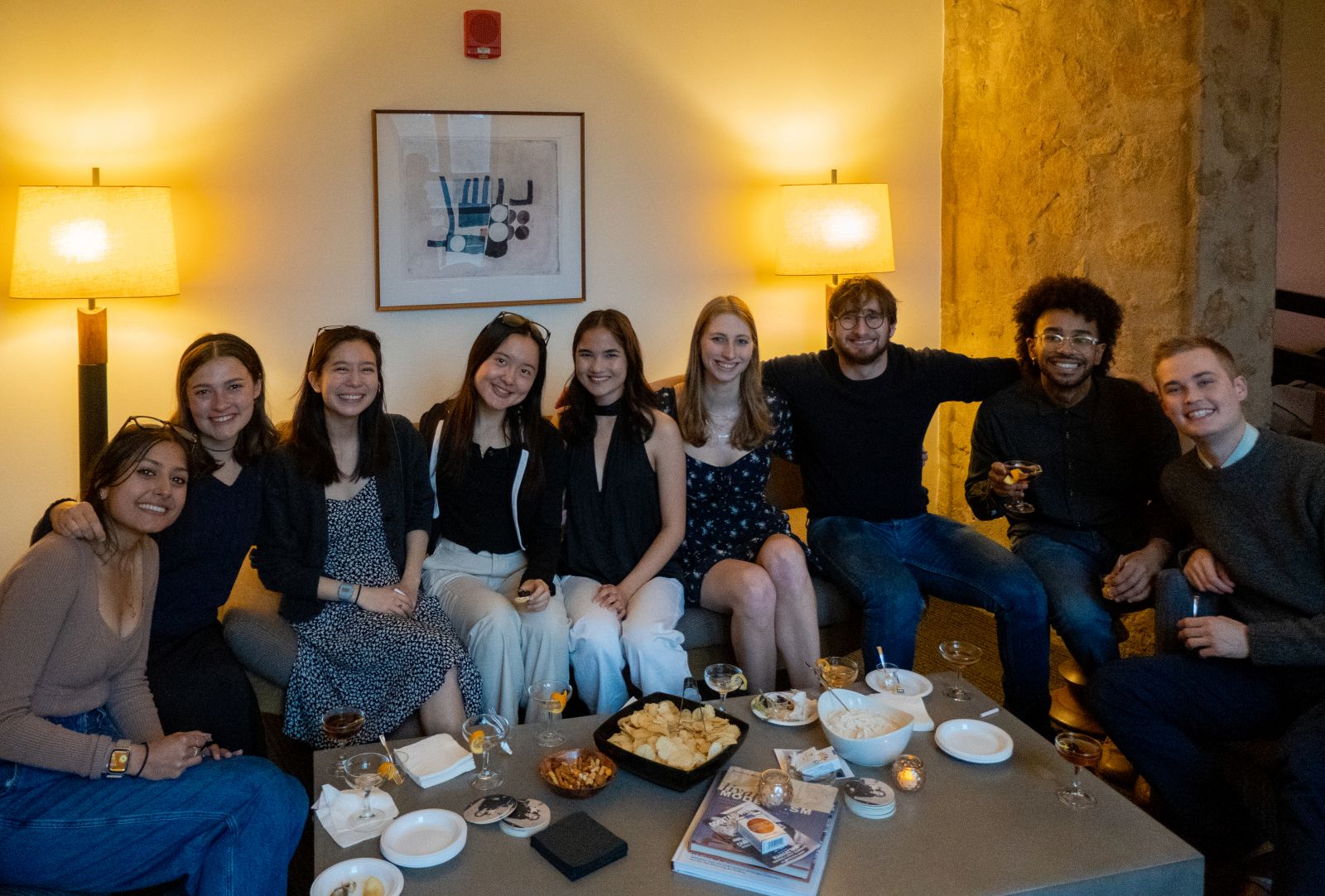 Ezra Stiles Seniors and Fellows group photo