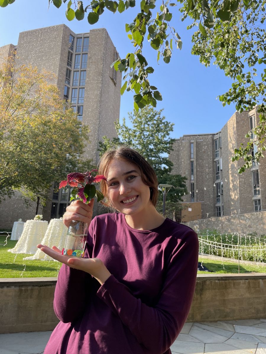 Stiles Sustainability showing off their flowers