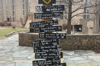 Arts Week 2023 sign