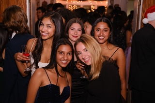 Group of 5 Stilesians dress for the gala