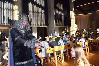 viking knighting a women