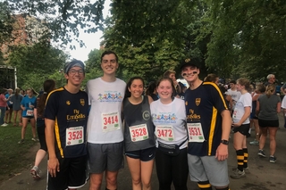 5 aides participating in the New Haven Road Race