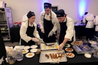 first-year students compete in the Yale Final Cut undergraduate cooking competition