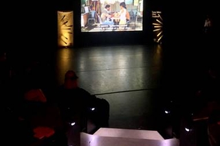 The film festival showcasing the student-made films to Ezra Stiles participants