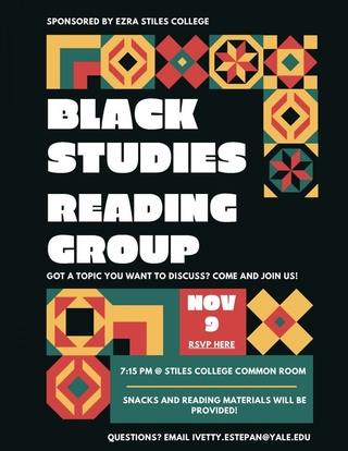 Black Studies Reading Group event